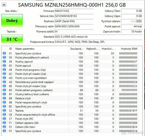 SSD Samsung 256 GB M.2 2280 SATA III 2ks - 3