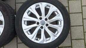 Alu kola Audi 17" 5x112 letní pneu 225/50 R17 4-5mm A4 b9 - 3