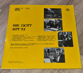 Karel Gott – Hity '71 1971 (mono) G+, VYPRANÁ Vinyl (LP) - 3