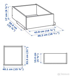 IKEA ŠUPLÍK S PROSKLENÝM ČELEM 50x58 702.466.83 - 3