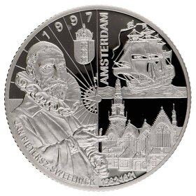 Stříbrná mince 200 Euro 1997 5oz Proof Lucemburk - 3