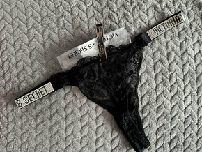 Dámské krajkové tanga Victorias Secret-L,XL - 3