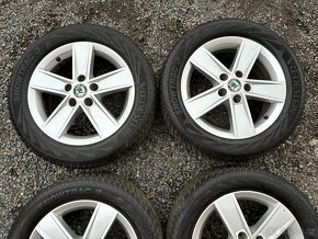 Original zimni kola Skoda Star 5x112 6J ET48 205/55 R16 - 3