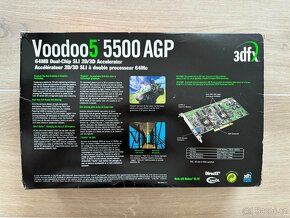 3dfx Voodoo 5 5500 64MB AGP + BOX, CD - 3