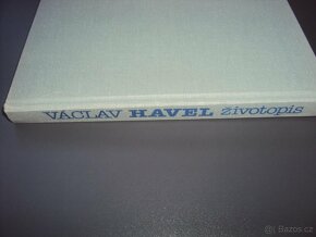 Václav Havel - životopis s podpisem 1991 + lístek 1990 TOP - 3