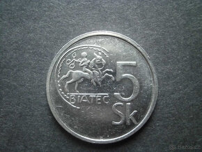 Slovenské mince 1993 - 2008 " 5 Sk " - 3