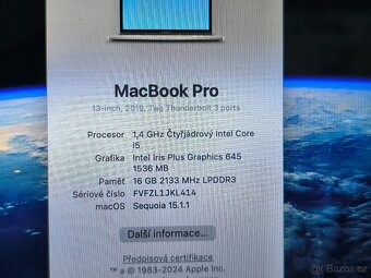 MacBook Pro 2019 13,3" retina,Intel-Core i5,touchbar, - 3