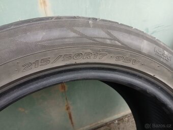 4x letni hankook 215/50 R17 XL, vzorek 4,5mm - 3