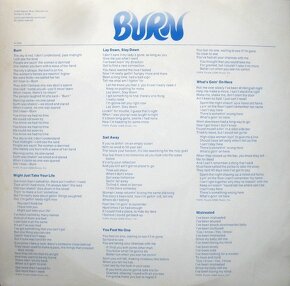 prodám LP DEEP PURPLE-Burn - 3