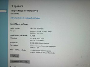 PC i5 3300 3.0GHz/16GB RAM/500GB SSD/DVDRW/GT 730/W10 - 3