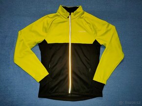 Softshellová cyklo bunda Otix Nao (neon-yellow-black, 2XL) - 3