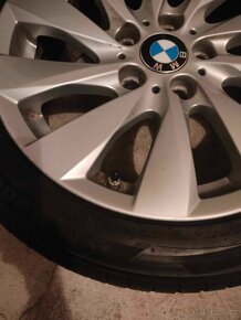 4ks alu disky orig. BMW 5x120 R17 pneu 225/45 R17 - 3