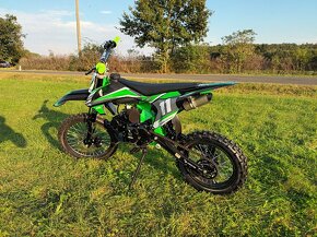 Pitbike Shark 125cc 17/14 E-start zelená - 3