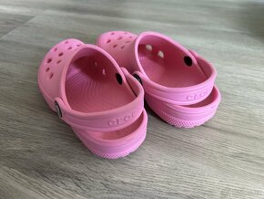 Crocs růžové dětské boty originál vel.10 - 3