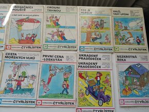 Staré retro časopisy, komixy čtyřlístek. - 3
