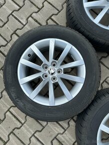 Kompletní alu Škoda 5x100r16+205/60r16 letní - 3