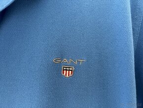 Nové modré pánské triko Gant v. L - 3