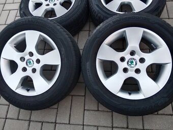 alu kola 5x112 r15 Škoda Octavia II. letní pneu 205/60/15 - 3