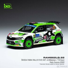 Modely Škoda Fabia Rally2 EVO 1:43 IXO - 3