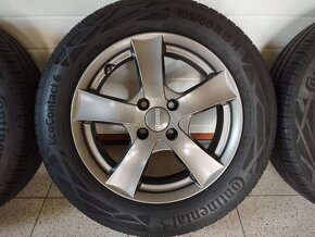 ALU Dezent TX 4x100 r15x6j ET 45, 195/60/15 letní - 3