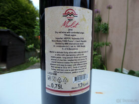 Italské suché víno MERLOT - MM WINERY ročník 2019 - 3