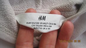 Mikina H&M, vel. 122/128, moc pěkná, aj. - 3