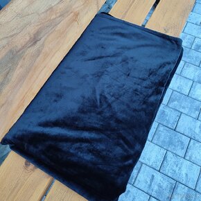 Černá deka fleece 210x150cm - 3