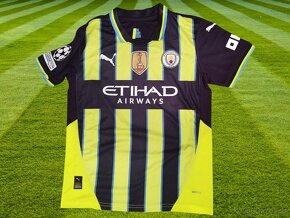 dres HAALAND Manchester City 24/25 žlto-čierny 155-165cm - 3