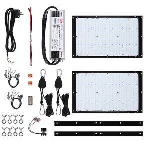 Kompletní DUAL pěstební stan - světla, ventilátory, filtr... - 3