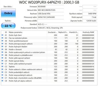 2 TB SATA 3,5" HDD WESTERN DIGITAL PURPLE WD20PURX - 3