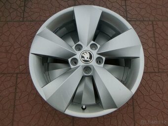 Alu sada - originál Škoda 5x112 6,5Jx17 ET38 565601025 - 3