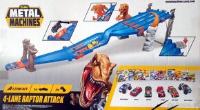 Autodráha T-REX Attack od ZURU Metal Machines nová - 3