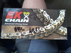 Řetěz pro honda X4 EK chain 530 MVXZ 122 fialoví - 3