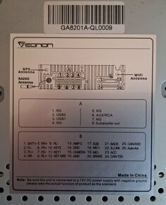 auto rádio Eonon - 3