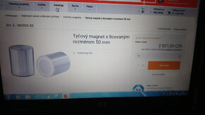 TYČOVÝ MAGNET 50mm - 3