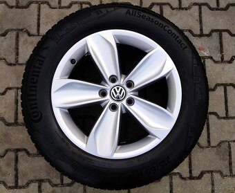 Alu kola originál Volkswagen Tiguan 5x112 R17 KRÁSNÁ SADA - 3