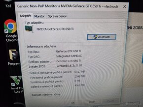 Herní pc A6-5400k 8gb ram GTX650ti 2gb ssd128gb lcd 24" GTA5 - 3