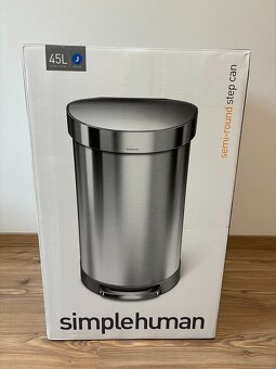 Nerezový pedálový koš 45l Simplehuman - 3