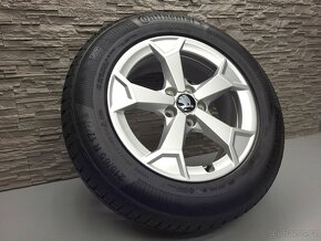 17" Originál Audi Q3 Kodiaq Tiguan 5x112 zimní pneu 6-7,5mm - 3