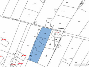 Prodej podílu 1/2 pozemků u zástavby, 3192 m2 v obci Bukovan - 3