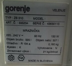 Pultový mrazák Gorenje, 307 l - 3