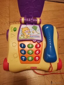 Tahací hudební telefon Fisher Price CZ/ANG - 3