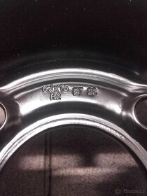 Nová rezerva Peugeot/Citroen 4x108, pneu 185/65 R15 - 3