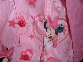 Dětská růžová pláštěnka Minnie Mouse - 128 - 3