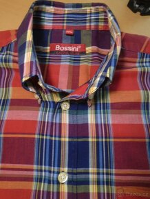 Pánská kostkovaná košile Bossini/M/2x57cm - 3