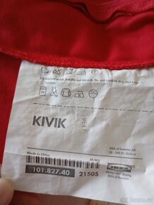 bavlněný úplet modro-bílý a čistě bílý,Kivik Ikea-náhradní p - 3