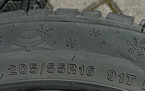 Originál Škoda kola komplet zimní pneu 205/55 R16 - 3