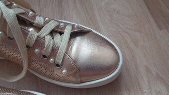 Kožené rose-gold polobotky LASOCKI vel. 39 - 3