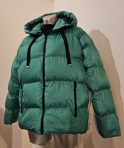 Zelená puffer bunda  vel. XL. - 3