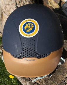 Jezdecká helma Fouganza 55-57 cm - na koně - 3